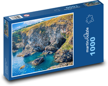 Jaskinia - kamień, ocean Puzzle 1000 elementów - 60x46 cm