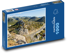 Kroatien - Felsen, Straßen Puzzle 1000 Teile - 60 x 46 cm