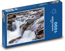 Przepływ wody - rzeka, przyroda Puzzle 1000 elementów - 60x46 cm