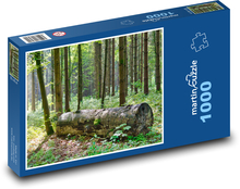 Tree trunk - forest, nature Puzzle 1000 pieces - 60 x 46 cm 
