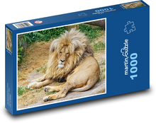 Lev - zviera, zviera Puzzle 1000 dielikov - 60 x 46 cm 
