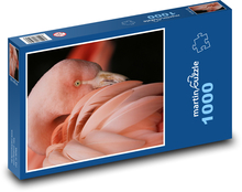 Flaming - ptak, zwierzę Puzzle 1000 elementów - 60x46 cm