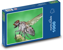 Fliege - Insekten, Flügel Puzzle 1000 Teile - 60 x 46 cm