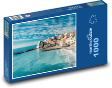 Santorini - Řecko, moře Puzzle 1000 dílků - 60 x 46 cm