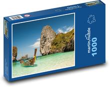 Strand - Boot, Meer Puzzle 1000 Teile - 60 x 46 cm