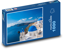 Santorini - Griechenland, Kirche Puzzle 1000 Teile - 60 x 46 cm