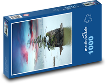 Ostrov - racek, oceán Puzzle 1000 dílků - 60 x 46 cm