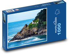 Bay - lighthouse, rocks Puzzle 1000 pieces - 60 x 46 cm 