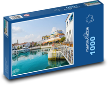Kypr - Limassol, přístav Puzzle 1000 dílků - 60 x 46 cm