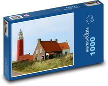 Maják - Holandsko - Severné more Puzzle 1000 dielikov - 60 x 46 cm 
