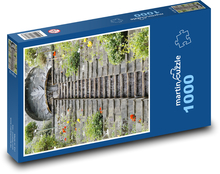 Vodné schody - vodopád, dekorácie Puzzle 1000 dielikov - 60 x 46 cm 