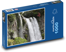 Vodopád - řeka, příroda Puzzle 1000 dílků - 60 x 46 cm