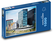 Düsseldorf - miasto, architektura Puzzle 1000 elementów - 60x46 cm