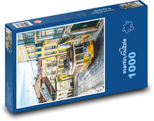 Tramvaj - vlak, přeprava Puzzle 1000 dílků - 60 x 46 cm