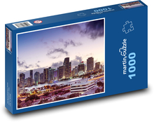 Miami - Florida, západ slunce Puzzle 1000 dílků - 60 x 46 cm