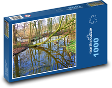 Baum - Wasser, Bach Puzzle 1000 Teile - 60 x 46 cm
