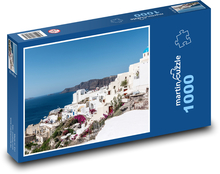 Santorini - Řecko, ostrov Puzzle 1000 dílků - 60 x 46 cm
