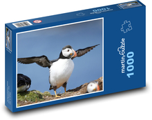 Puffin - vták, zviera Puzzle 1000 dielikov - 60 x 46 cm 
