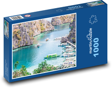 Boote - Wasser, Natur Puzzle 1000 Teile - 60 x 46 cm