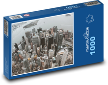 Panoráma - mrakodrap, budovy Puzzle 1000 dielikov - 60 x 46 cm