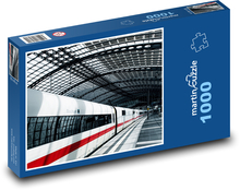 Bahnhof - Bahn, Zug Puzzle 1000 Teile - 60 x 46 cm