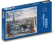 Eiffelova veža - Francúzsko, Paríž Puzzle 1000 dielikov - 60 x 46 cm 