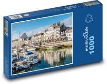 Moře - Francie, lodě  Puzzle 1000 dílků - 60 x 46 cm