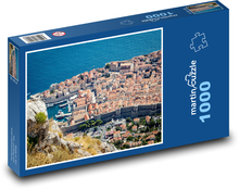 Dubrovník - Chorvatsko, moře Puzzle 1000 dílků - 60 x 46 cm
