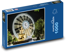 Giant bike - nightlife, city Puzzle 1000 pieces - 60 x 46 cm 