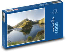 Nový Zéland - Buller river, řeka Puzzle 1000 dílků - 60 x 46 cm