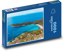 Ostrov Elba - Itálie, moře  Puzzle 1000 dílků - 60 x 46 cm