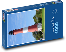 Maják - Nemecko, Severné more Puzzle 1000 dielikov - 60 x 46 cm 