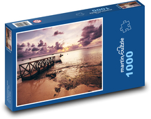 Most- moře, přístav Puzzle 1000 dílků - 60 x 46 cm
