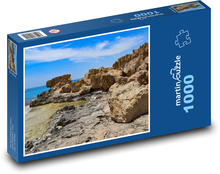 Skalnaté pobrežie - more, oceán Puzzle 1000 dielikov - 60 x 46 cm 