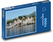 Budva - Čierna Hora, more Puzzle 1000 dielikov - 60 x 46 cm 