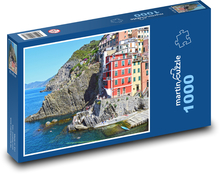 Cinque Terre - pobřeží, Itálie Puzzle 1000 dílků - 60 x 46 cm