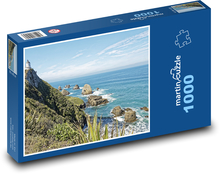 Neuseeland - Nugget Point, Meer Puzzle 1000 Teile - 60 x 46 cm