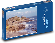 Latarnia morska - morze, wybrzeże Puzzle 1000 elementów - 60x46 cm