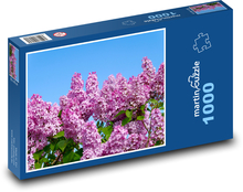 Pink lilac - shrub, flowers Puzzle 1000 pieces - 60 x 46 cm