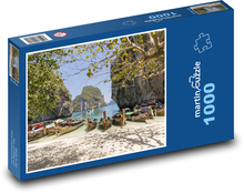 Lodě - Asie, Thajsko Puzzle 1000 dílků - 60 x 46 cm
