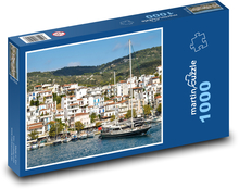 Skiathos - Griechenland, Stadt Puzzle 1000 Teile - 60 x 46 cm