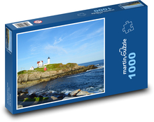 Meer - Leuchtturm, Küste Puzzle 1000 Teile - 60 x 46 cm