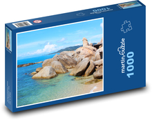 Ostrov - skaly, pláž Puzzle 1000 dielikov - 60 x 46 cm 