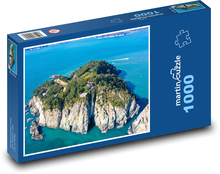 Atény - ostrov, Řecko Puzzle 1000 dílků - 60 x 46 cm