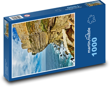 Korsika - moře, pobřeží Puzzle 1000 dílků - 60 x 46 cm