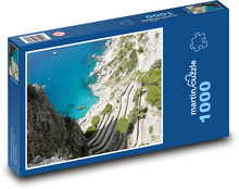 Capri - Taliansko, Stredozemné more Puzzle 1000 dielikov - 60 x 46 cm 