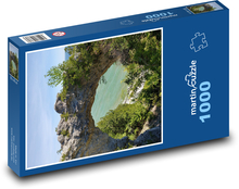 Skála - oblouk, moře Puzzle 1000 dílků - 60 x 46 cm