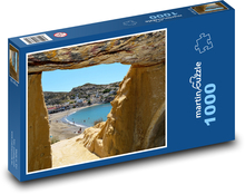 Crete - Matala, Greek Island Puzzle 1000 pieces - 60 x 46 cm 