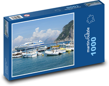 Capri - Taliansko, pobrežie Puzzle 1000 dielikov - 60 x 46 cm 