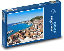 Chorwacja - morze, woda Puzzle 1000 elementów - 60x46 cm